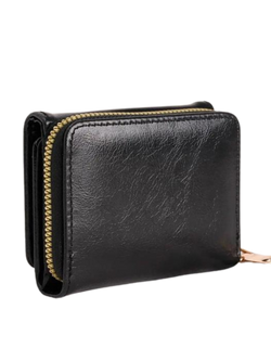 Women's PU Leather Wallet Black