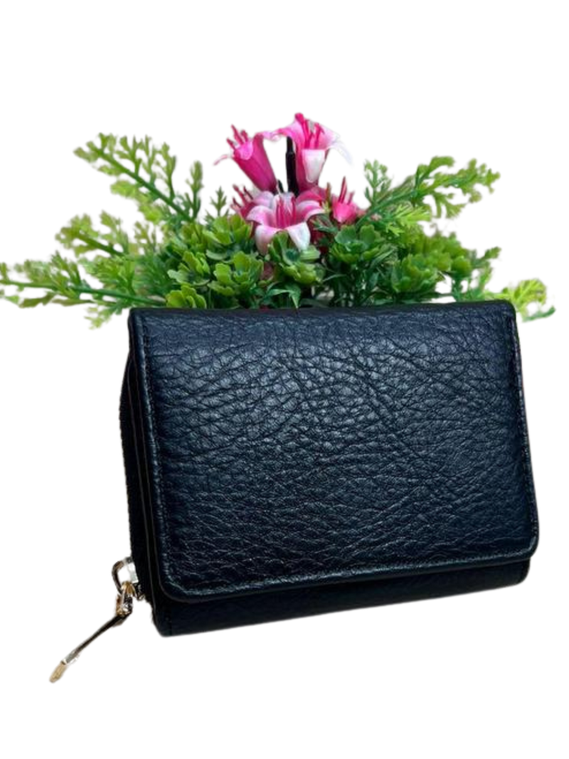 Women's PU Leather Wallet Black